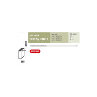 Комплект графитовых щеток AEG/MILWAUKEE OEM 4931428732/4931441532 2 шт Asein 0387J