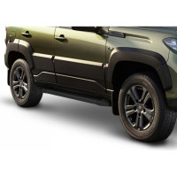 Пороги на авто Rival bmw-style круг lada (ваз) niva travel 2021-н.в., 160 см, 2 шт. D160ALB.6006.1