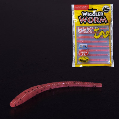 Съедобные искусственные слаги LUCKY JOHN LJ Pro Series WIGGLER WORM 2.3in /052 9шт. 140153-052