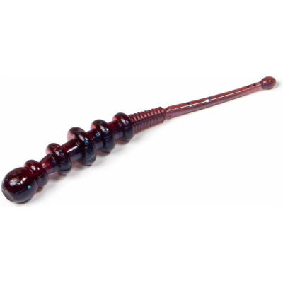 Съедобные искусственные слаги LUCKY JOHN LJ Pro Series TIPSY WORM, 2.3 дюйма (5.84 см), цвет T77, 12 шт. 140175-T77