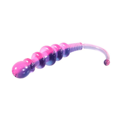 Съедобные искусственные слаги LUCKY JOHN LJ Pro Series TIPSY WORM, 2.3 дюйма (5.84 см), цвет T71, 12 шт. 140175-T71