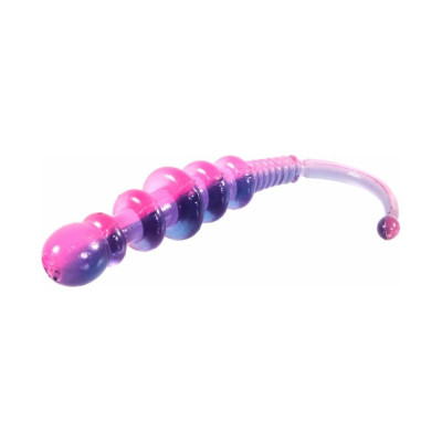 Съедобные искусственные слаги LUCKY JOHN LJ Pro Series TIPSY WORM, 2.8 дюйма (7.12 см), цвет T71, 8 шт. 140176-T71