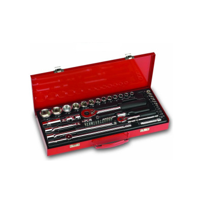 Набор торцевых головок с квадратом 1/4 и 1/2 и с битами, 52 предмета CIMCO 11 3152