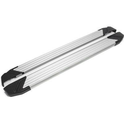 Пороги "Silver" Rival для Nissan Qashqai I 2006-2014/X-Trail T31 2007-2015, 173 см, 2 шт., алюминий, F173AL.4104.5