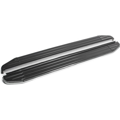 Пороги "Premium" Rival для Nissan Qashqai I 2006-2014/X-Trail T31 2007-2015, 173 см, 2 шт., алюминий, A173ALP.4104.5