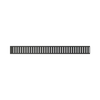 Решетка для водоотводящего желоба Alcadrain PURE-850BLACK 00052188