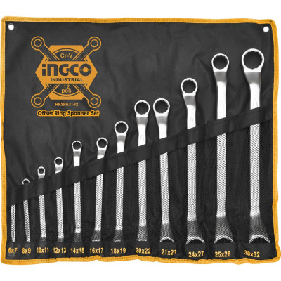 Набор накидных ключей INGCO 6-32 мм 12 шт. HKSPA3142