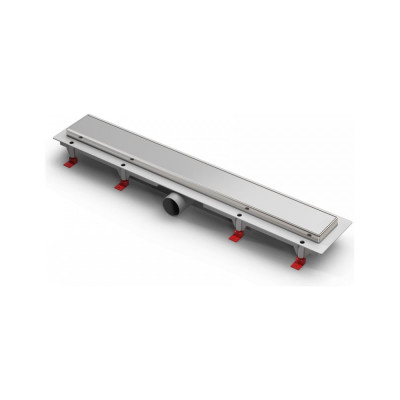 Водоотводящий желоб MCH Chudej с боковым сливом d 40, рамка нержавеющая сталь, 850 мм G KLASIK CH850KN