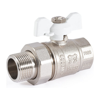 Шаровой кран PROFACTOR PF STANDARD с полусгоном, в/н, ручка бабочка 3/4 дюйма PF UBV 325S