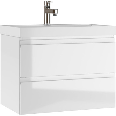 Подвесная тумба Домино Graffo под умывальник "Classica 70" белый глянец В2 DGr2115T