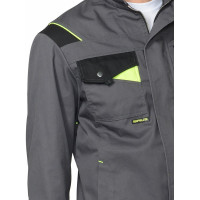 Куртка Сириус ХОВАРД темно-серая с черной и лимонной отделкой, р.96-100, рост 182-188 46789