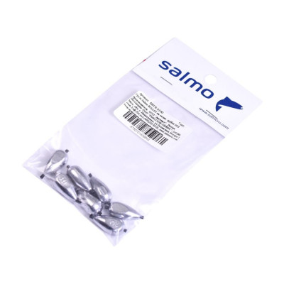 Груза на силиконовой трубке SALMO BULLET 10.0г, 7шт SBUS-0100