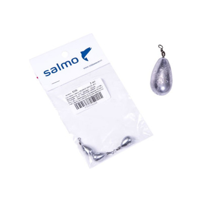Груза с вертлюгом SALMO DROPLET SWIVEL 004г, 3шт SDS-004