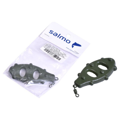 Груз с вертлюгом SALMO TURTLE SWIVEL green 120г STS-120GR