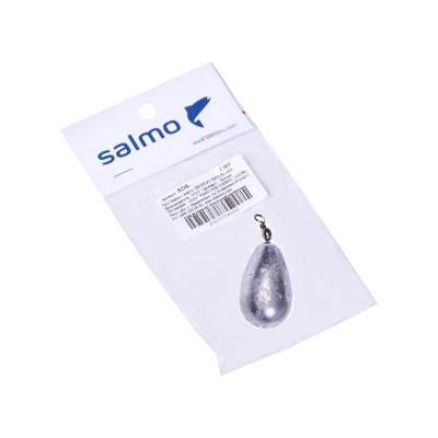 Груз с вертлюгой SALMO DROPLET SWIVEL 084г SDS-084
