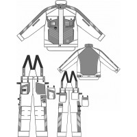 Костюм СОЮЗСПЕЦОДЕЖДА Прогресс темно-синий/василек, р. 60-62, рост 170-176 2000000065076