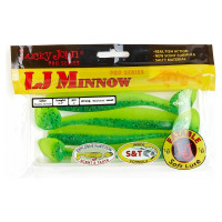 Съедобные искусственные виброхвосты LUCKY JOHN LJ Pro Series MINNOW 5.5in, цвет T18, 4шт. 140151-T18