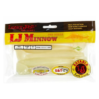 Съедобные искусственные виброхвосты LUCKY JOHN LJ Pro Series MINNOW 5.5in, цвет 033, 4шт. 140151-033