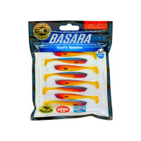 Виброхвосты LUCKY JOHN LJ 3D Series BASARA SOFT SWIM 2.5in, цвет PG06, 8шт. 140402-PG06