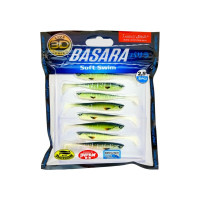 Виброхвосты LUCKY JOHN LJ 3D Series BASARA SOFT SWIM 2.5in, цвет PG11, 8шт. 140402-PG11