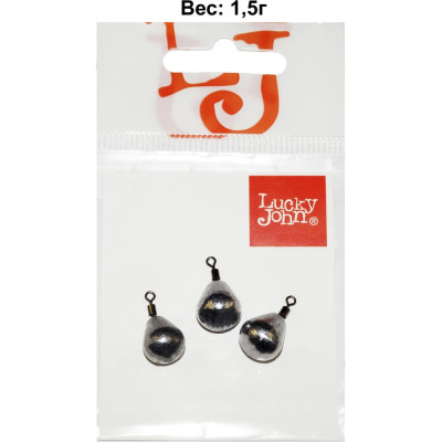 Груза LUCKY JOHN JIG RIG 01.5г, 3шт LJJR-0015