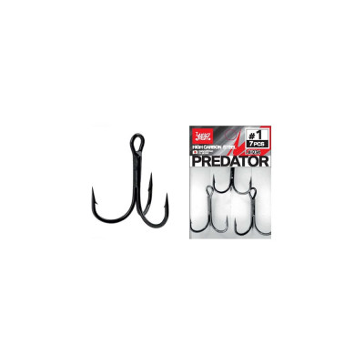 Крючки-тройники LUCKY JOHN PREDATOR серия LJH234, размер 010, 8 шт, LJH234-010
