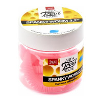 Съедобные искусственные слаги LUCKY JOHN LJ Pro Series SPANKY WORM, 3.2 дюйма (8.00 см), цвет F05, 10 шт. 140161-F05