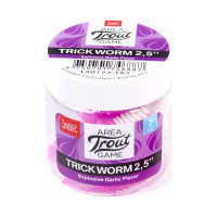 Съедобные искусственные слаги LUCKY JOHN LJ Pro Series TRICK WORM, 2.5 дюйма (6.35 см), цвет T97, 7 шт. 140177-T97