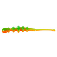 Съедобные искусственные слаги LUCKY JOHN LJ Pro Series TIPSY WORM, 2.3 дюйма (5.84 см), цвет T76, 12 шт. 140175-T76