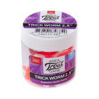 Съедобные искусственные слаги LUCKY JOHN LJ Pro Series TRICK WORM, 2.5 дюйма (6.35 см), цвет T93, 7 шт. 140177-T93