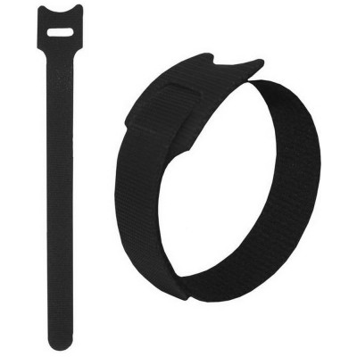 Хомут липучка RUICHI 150х12 мм, черный, 100 шт. 113278