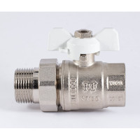 Шаровой кран PROFACTOR PF STANDARD с полусгоном, в/н, ручка бабочка 3/4 дюйма PF UBV 325S