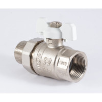Шаровой кран PROFACTOR PF STANDARD с полусгоном, в/н, ручка бабочка 3/4 дюйма PF UBV 325S
