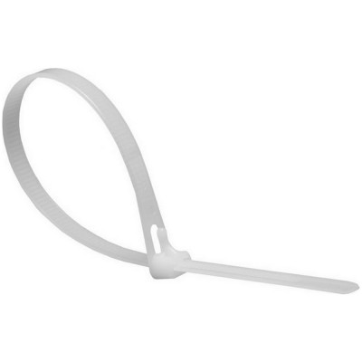 Хомут RUICHI СМР нейлон, 150x7,5 мм, белый, 100 шт. 113775
