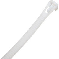 Хомут RUICHI СМР нейлон, 500x7,5 мм, белый, 100 шт. 113769