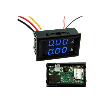 Цифровой вольтметр-амперметр RUICHI 97667