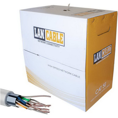 Кабель витая пара RUICHI 5e F/UTP 4PR 26AWG CCA 305м 114474
