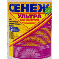 Антисептик для дерева СЕНЕЖ УЛЬТРА экспресс помпа, 2 кг 00000006150