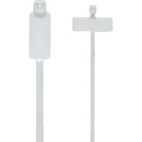 Кабельные стяжки с маркировочным местом CIMCO 8x25 мм, 200x25 мм, 100 шт 18 1422