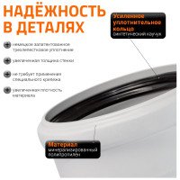 Отвод бесшумной канализации Ostendorf Skolan Safe 58 мм. 67 градусов, SKB 332130