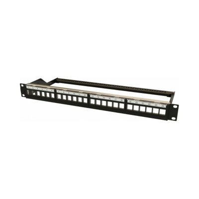 Модульная патч-панель Hyperline PPBL6-19-24-RM 19", 24 порта, 4 съемные панели по 6 модулей, 434012