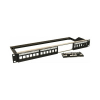 Модульная патч-панель Hyperline PPBL6-19-24-RM 19", 24 порта, 4 съемные панели по 6 модулей, 434012