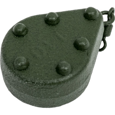 Грузило с вертлюгом SALMO BUN SWIVEL green, 110г SBS-110GR