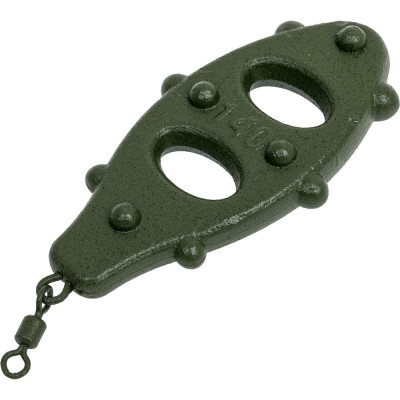 Груз с вертлюгом SALMO TURTLE SWIVEL green 140г STS-140GR