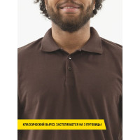 Тенниска-поло СОЮЗСПЕЦОДЕЖДА ЛЮКС коричневая, р. XS/44 2000000156002