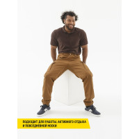 Тенниска-поло СОЮЗСПЕЦОДЕЖДА ЛЮКС коричневая, р. XS/44 2000000156002