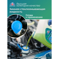 Зимняя незамерзающая жидкость -20C, 4 л, 079D, готовая к применению AGA AGA079D