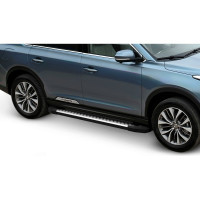 Пороги на автомобиль Rival Bmw-Style круг для GAC GS8 Гак джи эс 8 I 2019-н.в. D180AL.9201.1