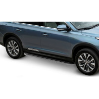 Пороги на автомобиль Rival Premium для GAC GS8 Гак джи эс 8 I 2019-н.в., 180 см A180ALP.9201.1