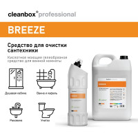 Чистящее средство для ванной комнаты туалета для сантехники Breeze (Бриз) 5л CleanBox Professional 13045